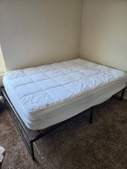 Bed frame and mattress