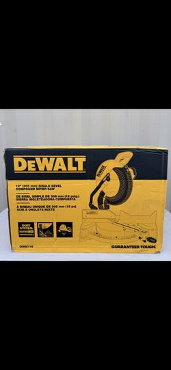 DEWALT 15 Amp Corded 12 in. Single Bevel Compound Miter Saw
