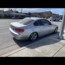 BMW 335i Extior Silver Interior Black And Silver.  Very Fast Good Tires. 