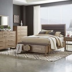 💥HUGE Blowout Furniture Sale!💥Brand New 7PC Queen Size Bedroom SET! $50 Down Takes It Home Today! 