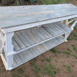 Console table, entertainment center 6 feet long