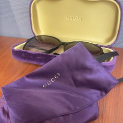 Gucci Black Square 60mm Sunglasses