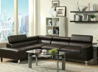 BLACK FRIDAY OFFER SECTIONAL SOFA ESPRESSO $53 DOWN PAYMENT