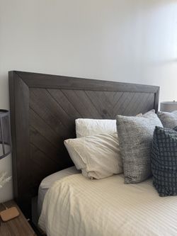 WOODEN BED FRAME