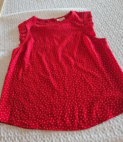 Monteau Red and Polka Size XL
