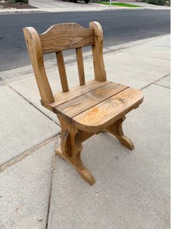 Wooden Chair - 32” Tall