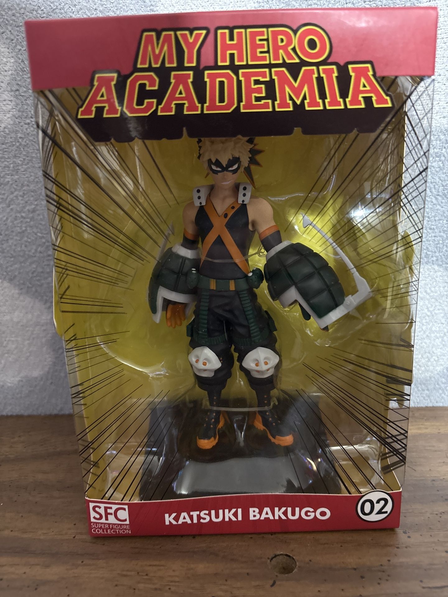 Katsuki Bakugo – My Hero Academia – SFC Super Figure Collection – Brand New (Minor Box Damage)