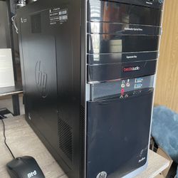 HP Desktop Bundle - Includes PC, Monitor, Keyboard, and Mouse