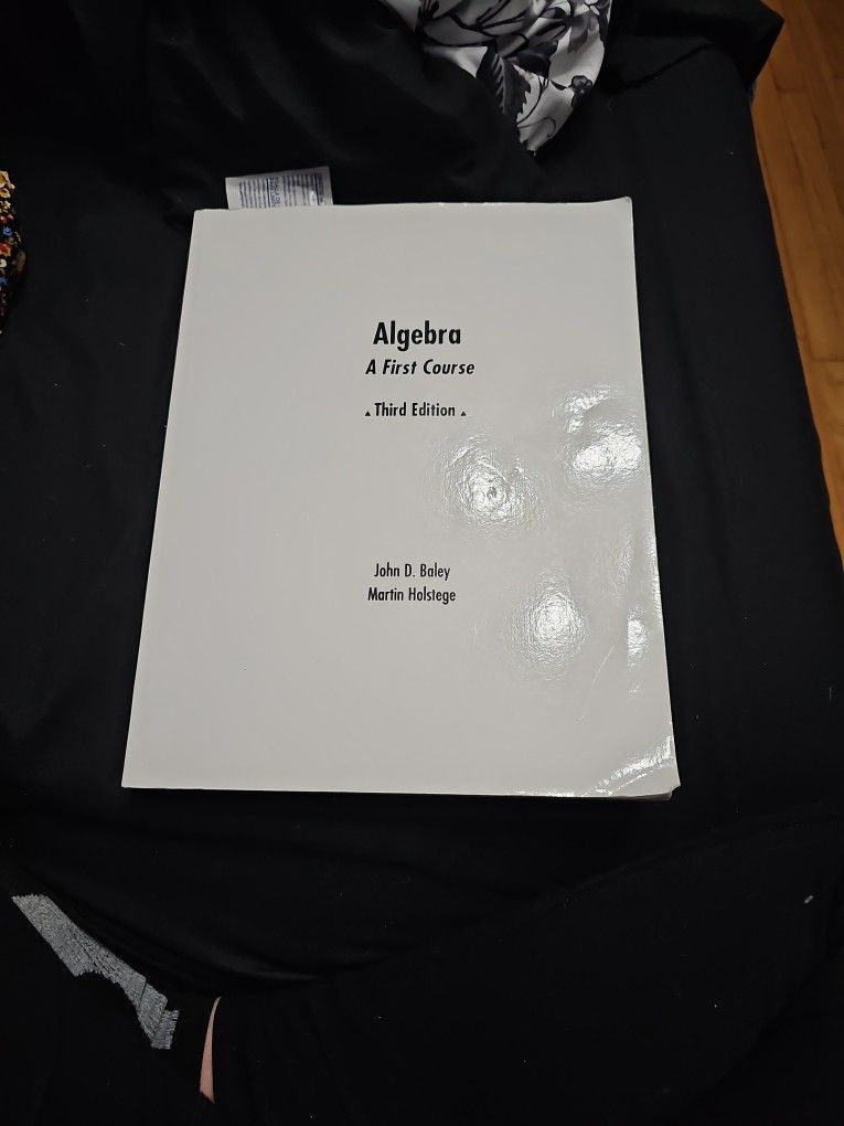 Algebra- A First Course 3rd Edition
