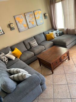 Large sectional Couch from Jerome’s. Super Comfortable