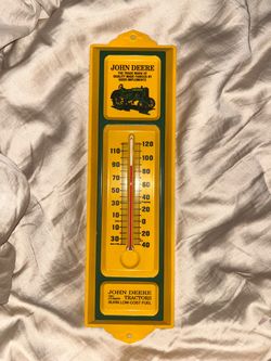 John Deere Vintage Advertising Thermometer