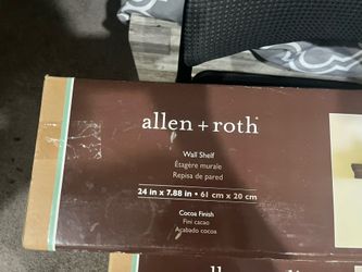 Brand New!!!Allen And Roth Wall Shelves Coco Color