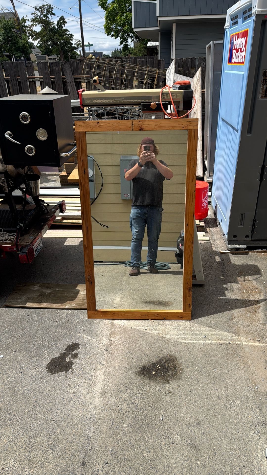 Vintage Metal Mirror