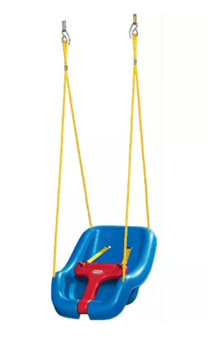 Little Tikes 2-in-1 Snug 'n Secure Swing - Blue, Columpio Para Bebe