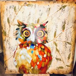 FREE Owl Picture 39”x39”