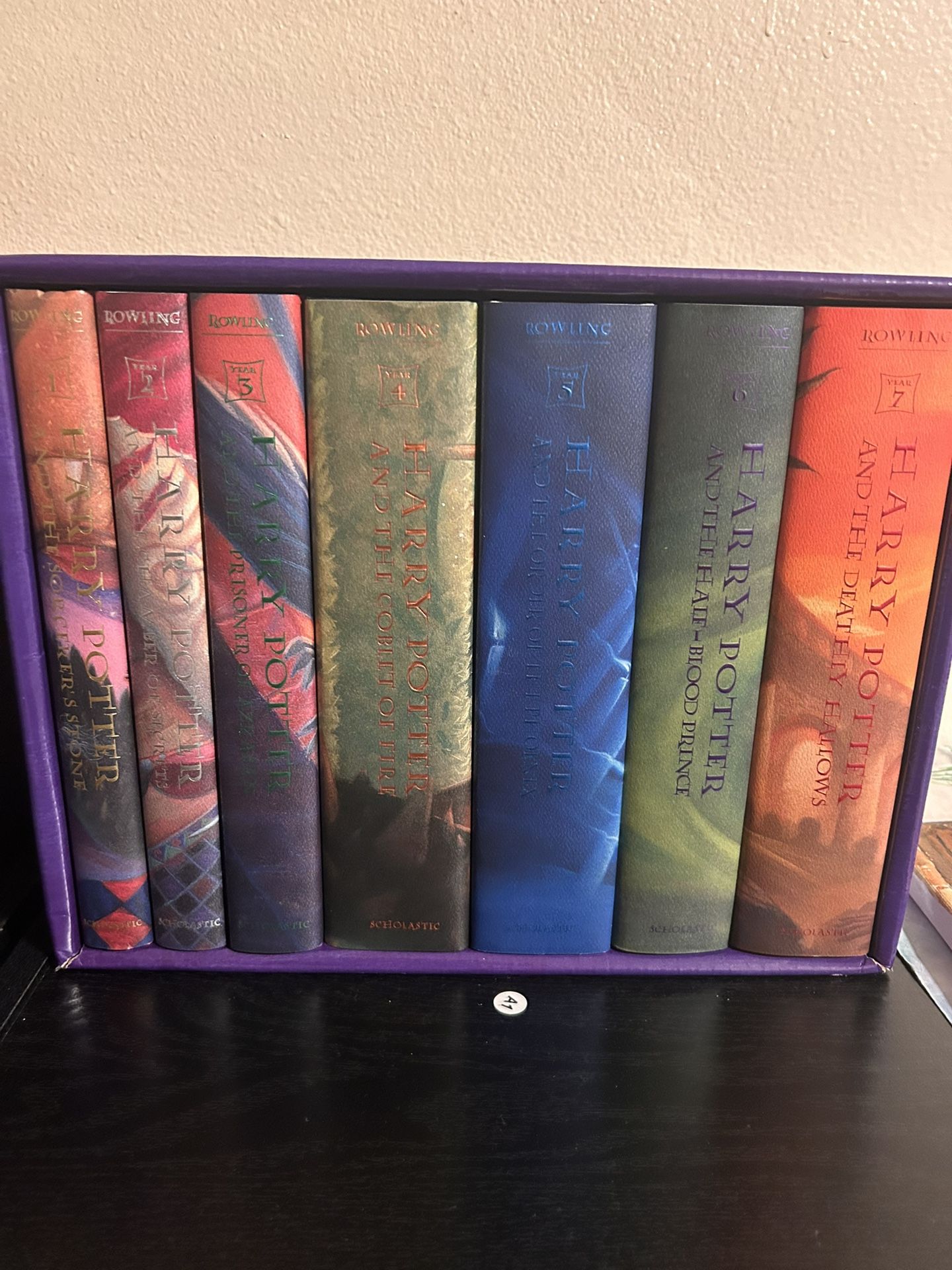 Harry Potter Complete Series Hard Cover 1-7 JK Rowling Scholastic
