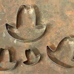 4 new Cowboy Hat Cookie Cutters