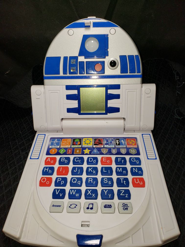 Starwars R2D2 hand held electronic educational game