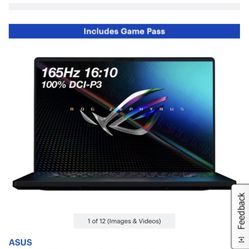 ASUS - ROG Zephyrus M16 GU603 Gaming Laptop - Intel Core i9 - 16GB Memory - NVIDIA RTX3060 - 1TB SSD - Off Black