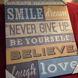 Motivational Canvas Wall Art 