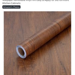 Adhesive Decorative Wood Wallpaper Removable Vinyl Film Easy to Apply for Old Furniture Kitchen Cabinets