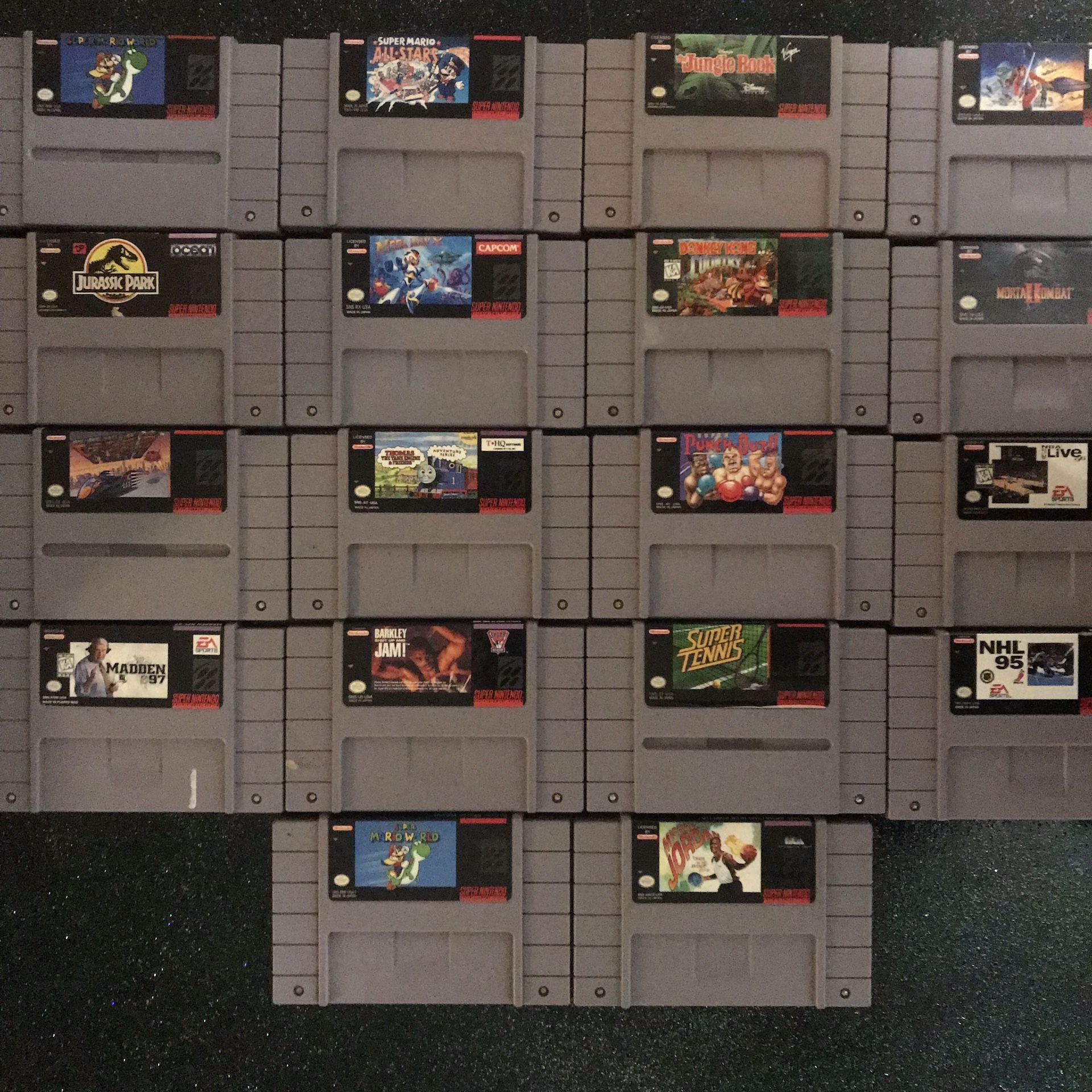 13 Super Nintendo Game Cartridges Vintage SNES for Sale in Wilsonville ...