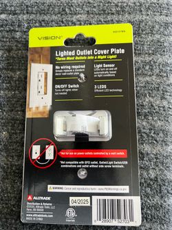 Electrical Lighted Outlet plate