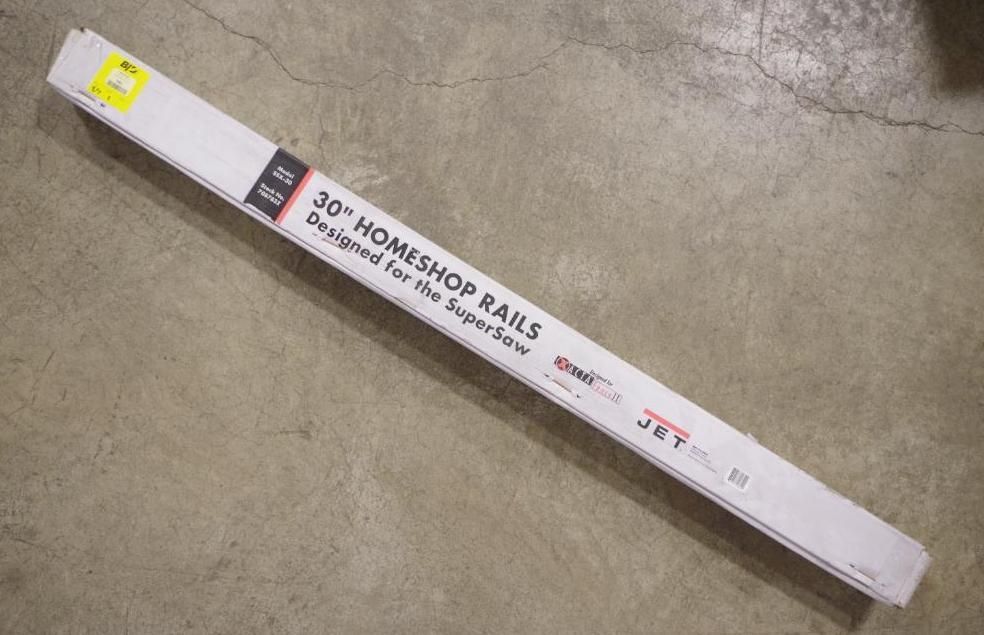 JET 30" Rail Set for SuperSaw, M/N SSX-30, Unused