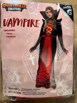 Vampire Costume Kids 8-10 New in Package!