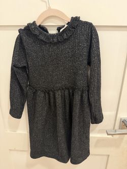 Zara kids dark grey dress
