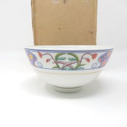 4.25" Porcelain Flower Design Rice Bowls(12/box)