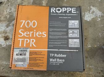 Roppe 700 Series TPR Wall Base