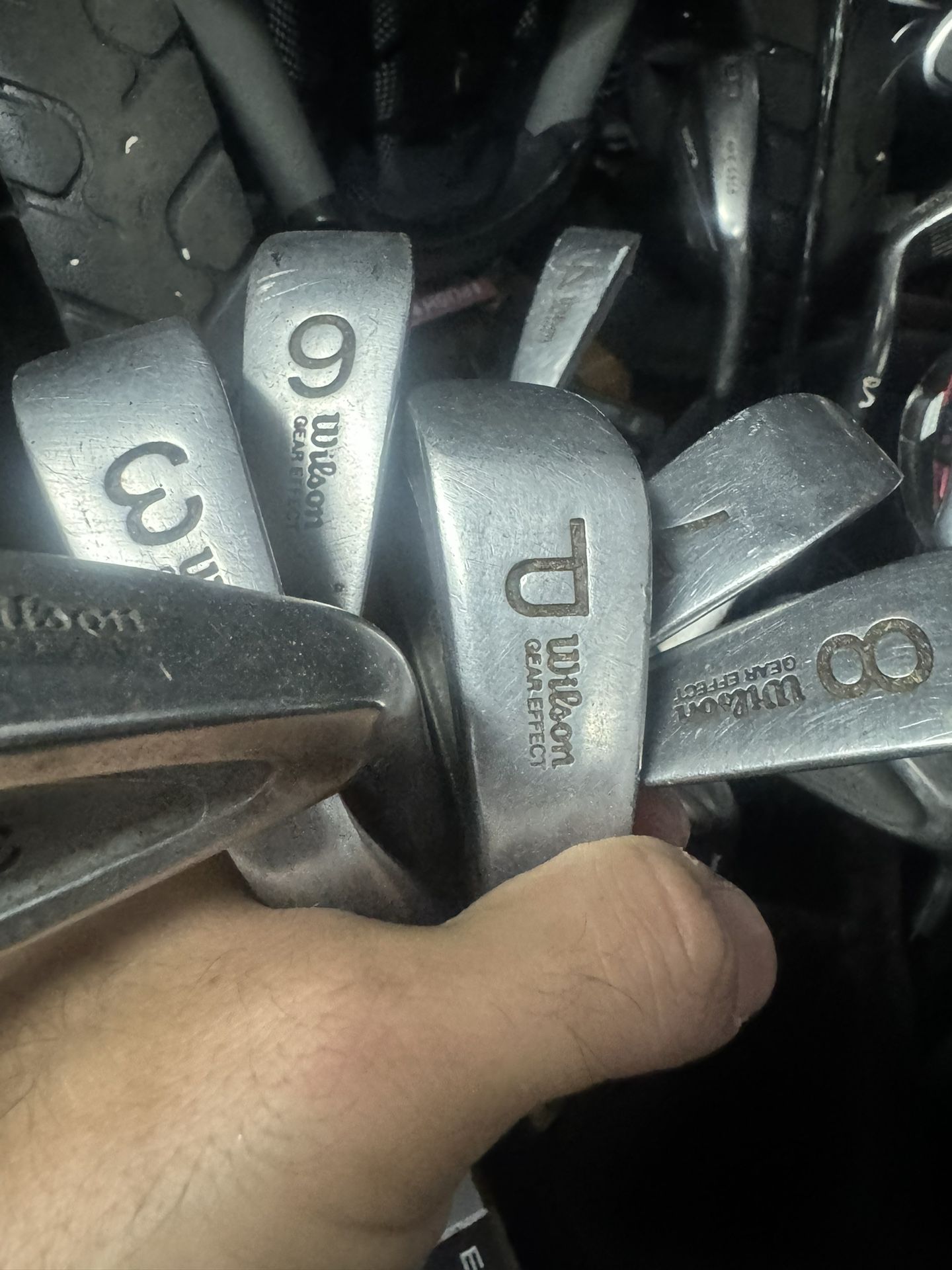 Wilson 1200 Irons And Driver 