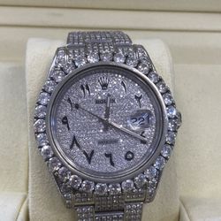 Rolex 41mm  Big Diamonds Arabic Box Papers Buy Sale Trade Gold Watches 24k Kilo Silver Platinum Palladium Coins Scrap 