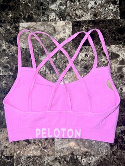 PELOTON pink Sport Bra Size Small