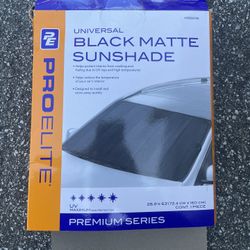 Black Windshield Sunshade