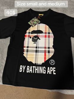 Bape x burberry shirt