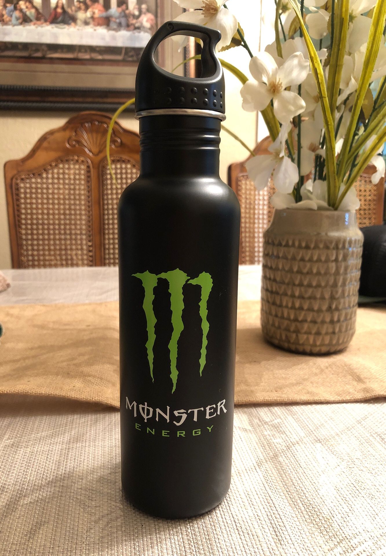 Monster Energy stainless steel water bottle