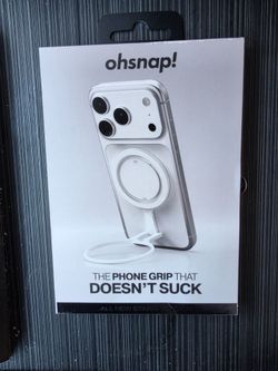 Ohsnap Phone Grip with Stand – White