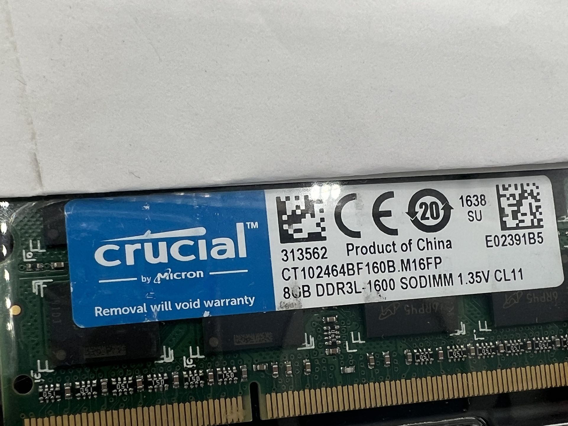 Crutial Ram Laptop