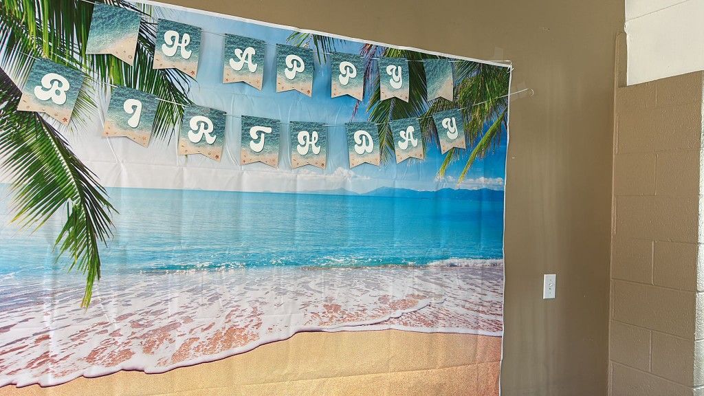 Beach Birthday Decor