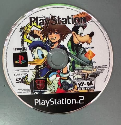 Vintage PS2 PlayStation Magazine Disc Issue 61 Kingdom Hearts just $5 