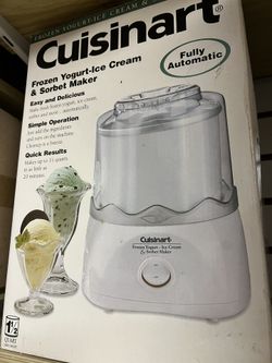 Cuisinart Frozen Yogurt Ice Cream Sorbet Maker