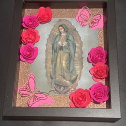 Shadow Box Virgin Mary 