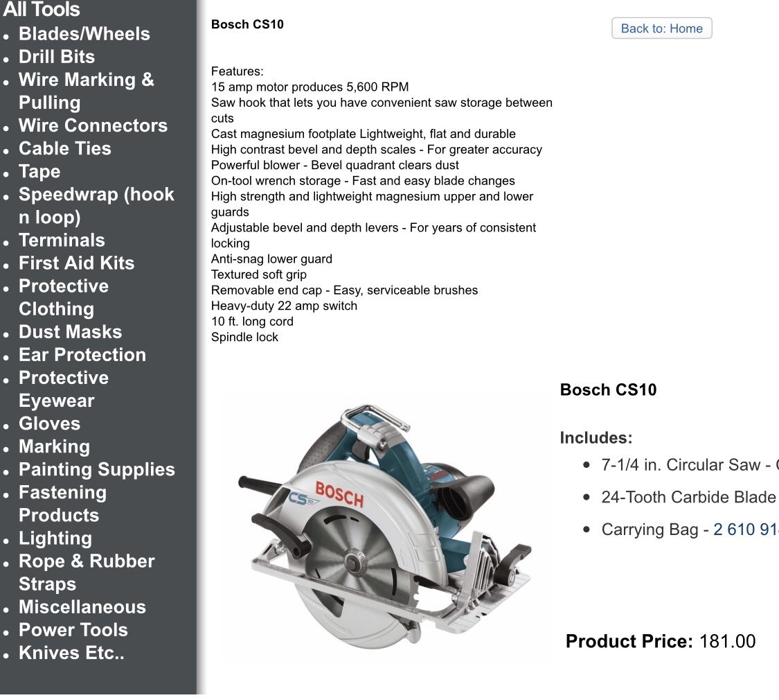 Free Circular Saw with 24 Blades of your choice