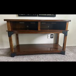 Tv stand and 2 end tables set