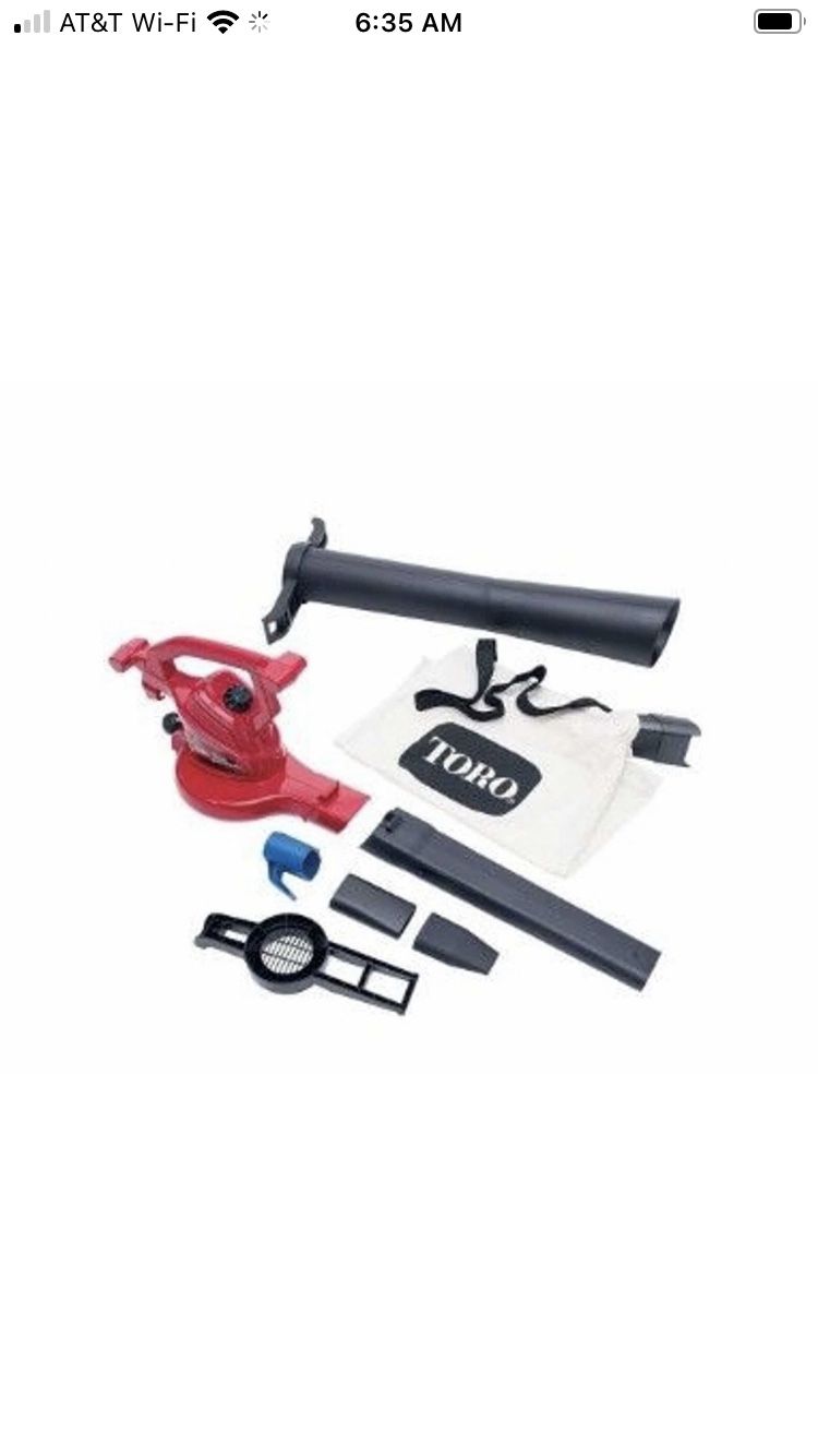 Toro ® 51619 Ultra 260-MPH 340-CFM Electric 12-Amp Blower/Vacuum/Mulcher
