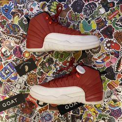 Size 8.5- Jordan 12- Gym Red