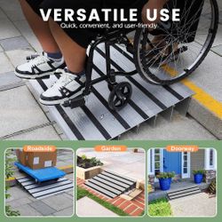 4"H x 34"L Door Threshold Ramp with Fixable Screws -NEW (2290/🏡)