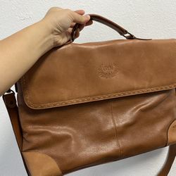 Genuine Leather Laptop Bag (14-17in Laptop)